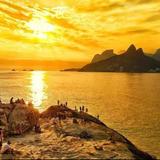 Praia do Arpoador- Famous sunset spot where Jon proposed.