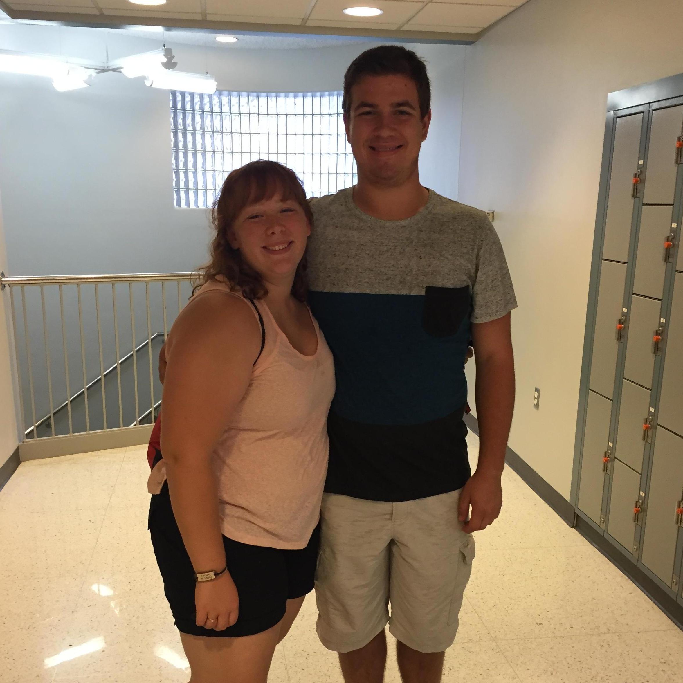 We did long distance for the 4 years we were in college. This was the start of long distance when Lucas dropped Mariah off at school. We're very ready to be done with long distance.