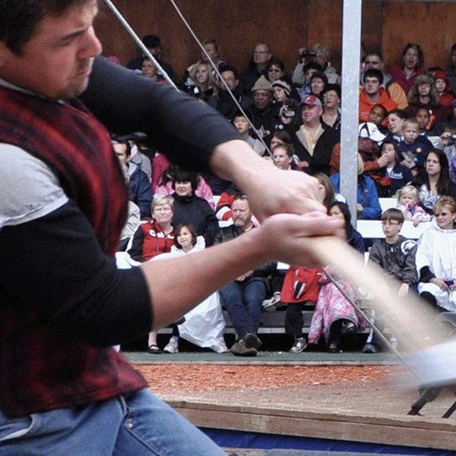 The Great Alaskan Lumberjack Show in Ketchikan