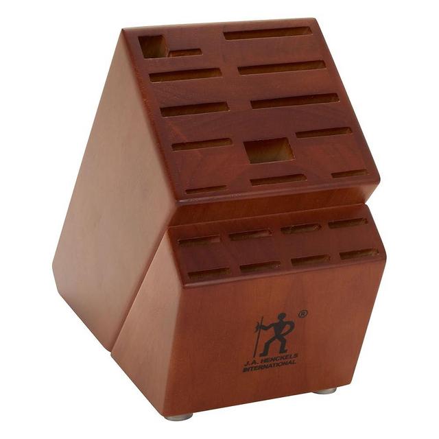 HENCKELS 19-Slot Knife Storage Block - Walnut