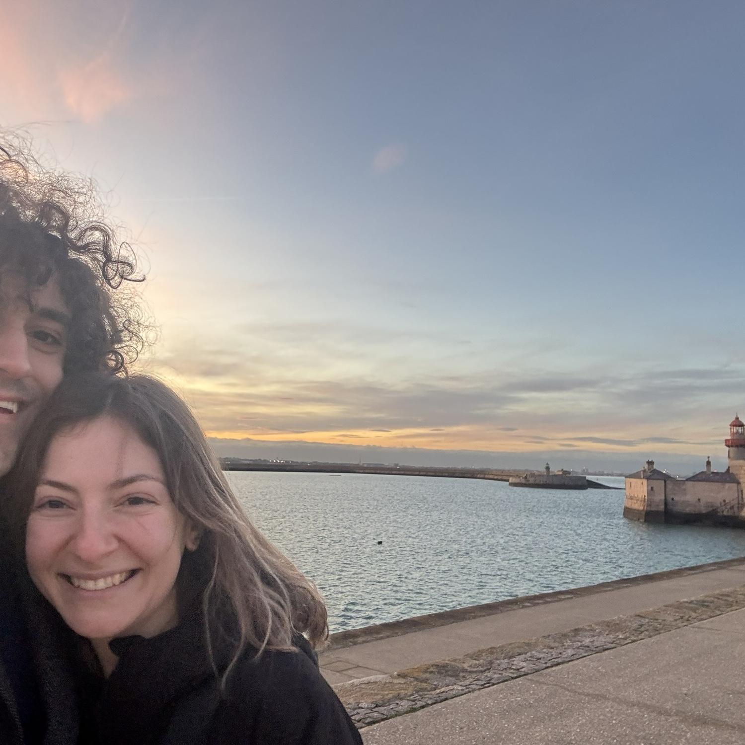 From our 10th dating anniversary lighthouse tour around Michigan in 2024.