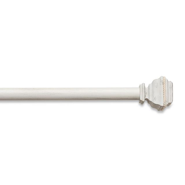 Bee & Willow™ Home Cooper 48 to 88-Inch Adjustable Curtain Rod in Weathered White