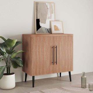 Jodie Mid-Century Modern Accent Cabinet
