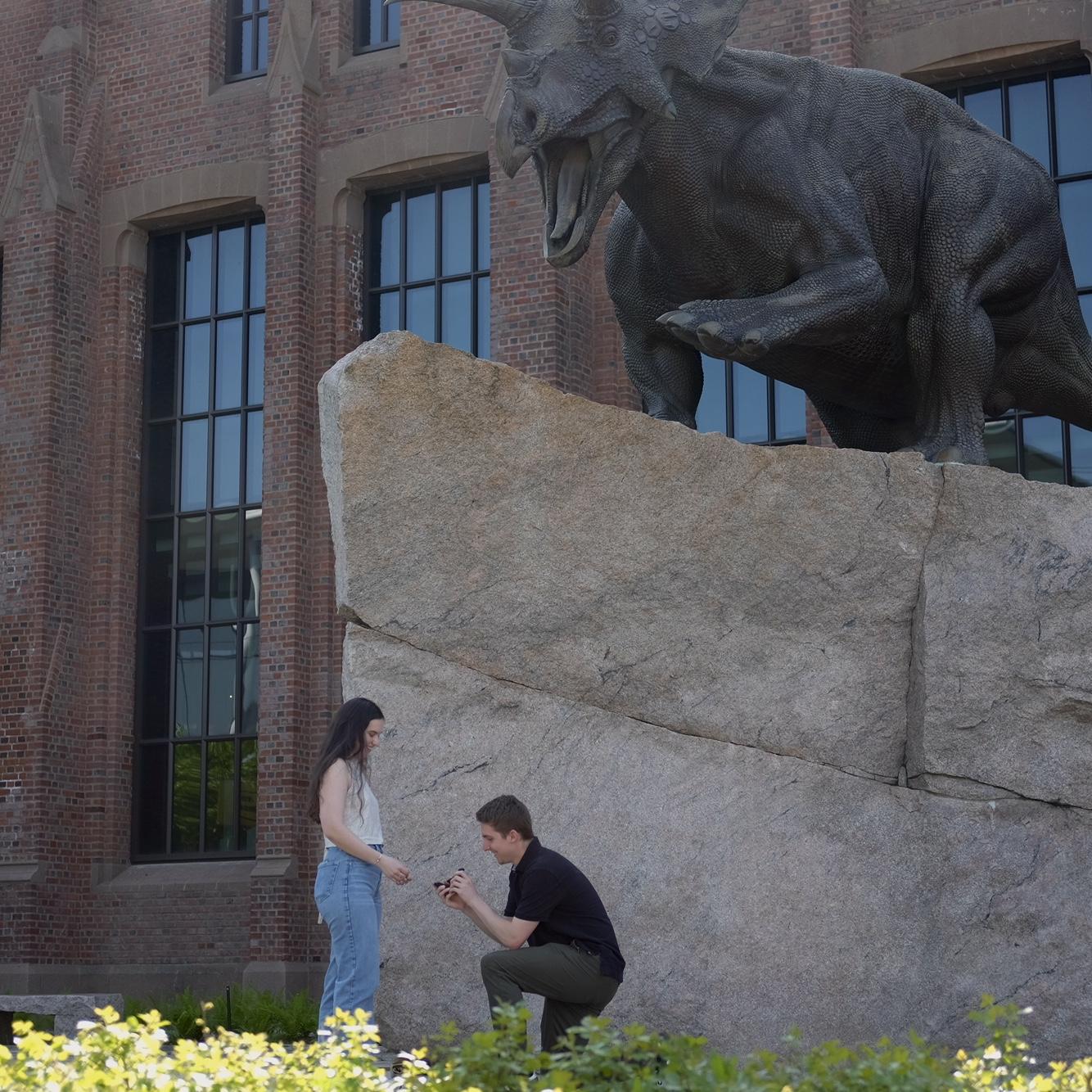 She said yes!