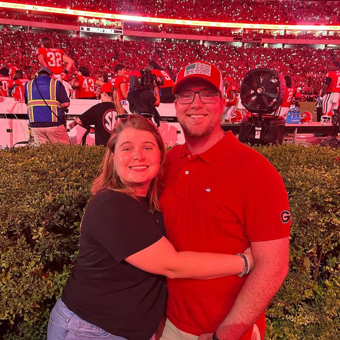 Collin's first University of Georgia Game