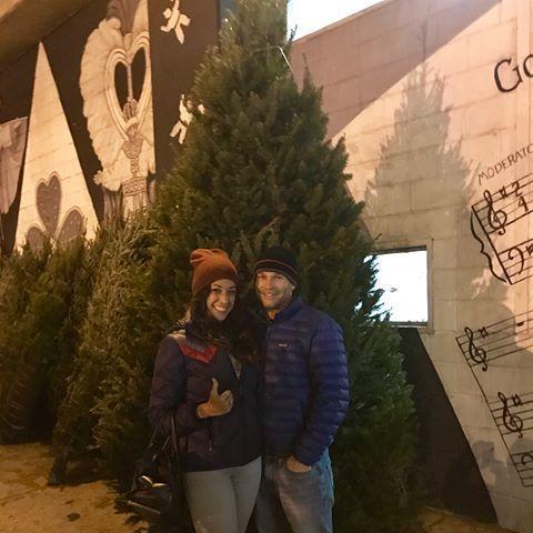 11/26/17, Philadelphia, PA). We took advantage of Chip's 22ft. high ceilings and bought the biggest tree we could find - 11ft - from Rocky Yomo at a South Philly underpass.