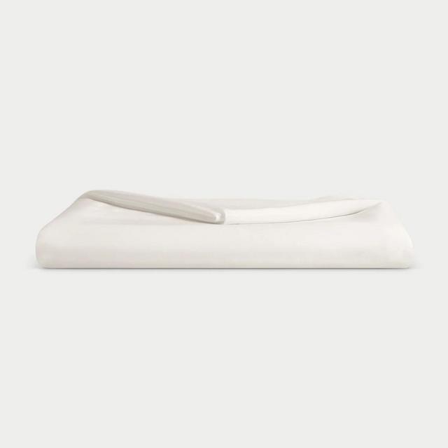 Bamboo Flat Sheet - Queen, Creme | Cozy Earth