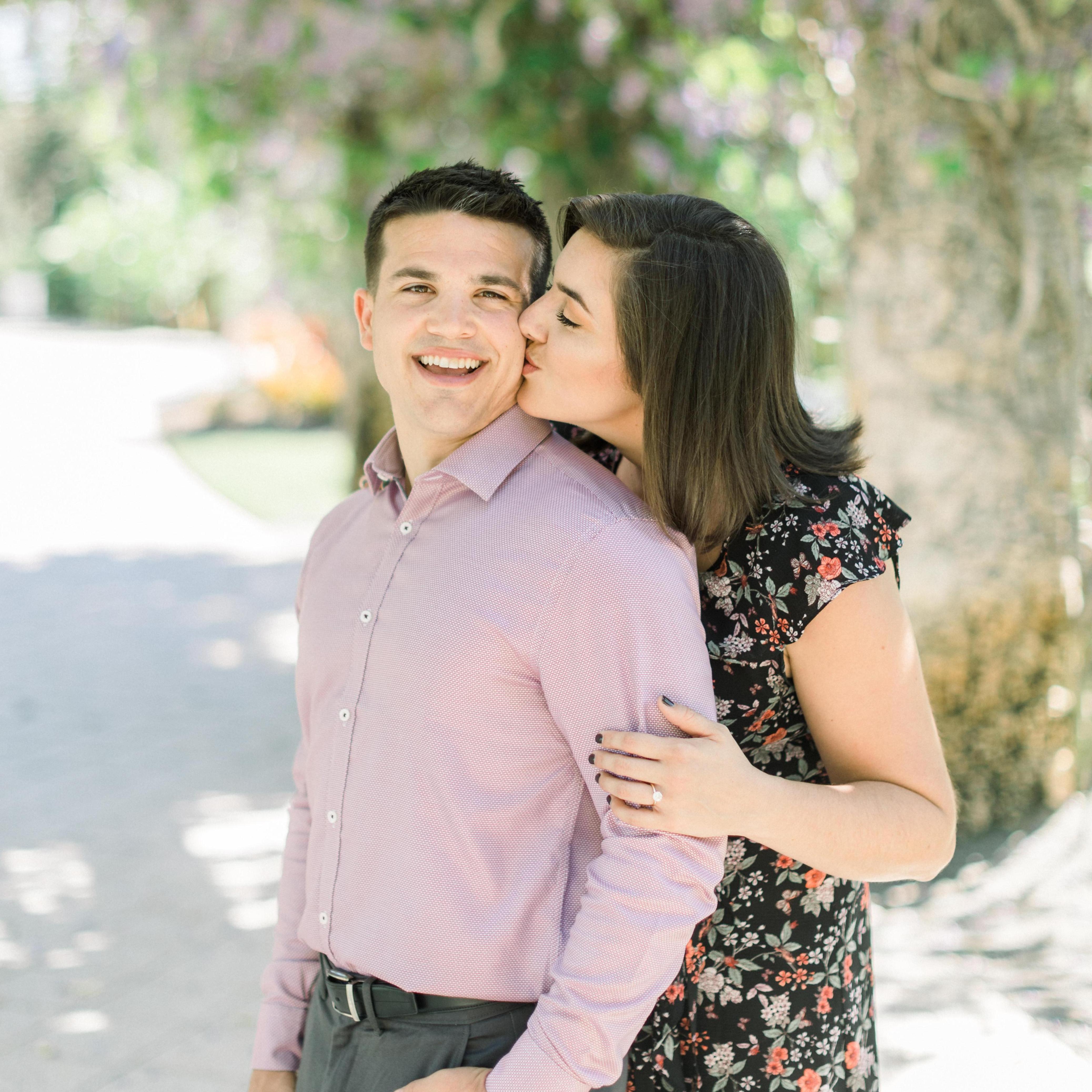 Engagement Photo Session at the Naples Botanical Garden