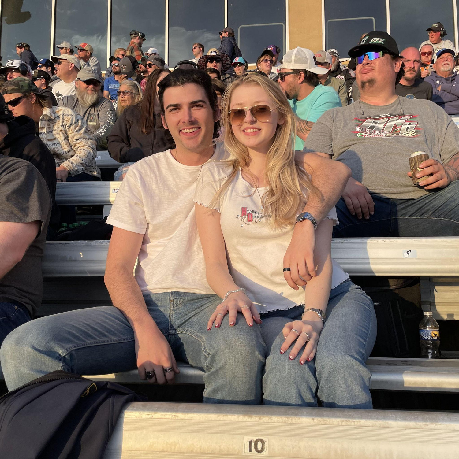 Accidentally matching (RARE) at Nascar!