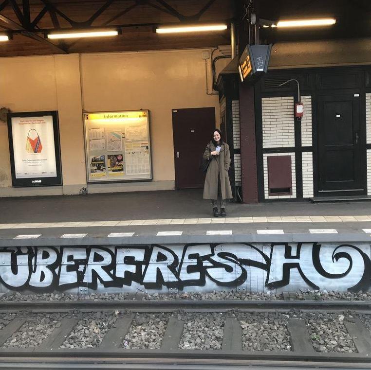 Saying bye in Berlin