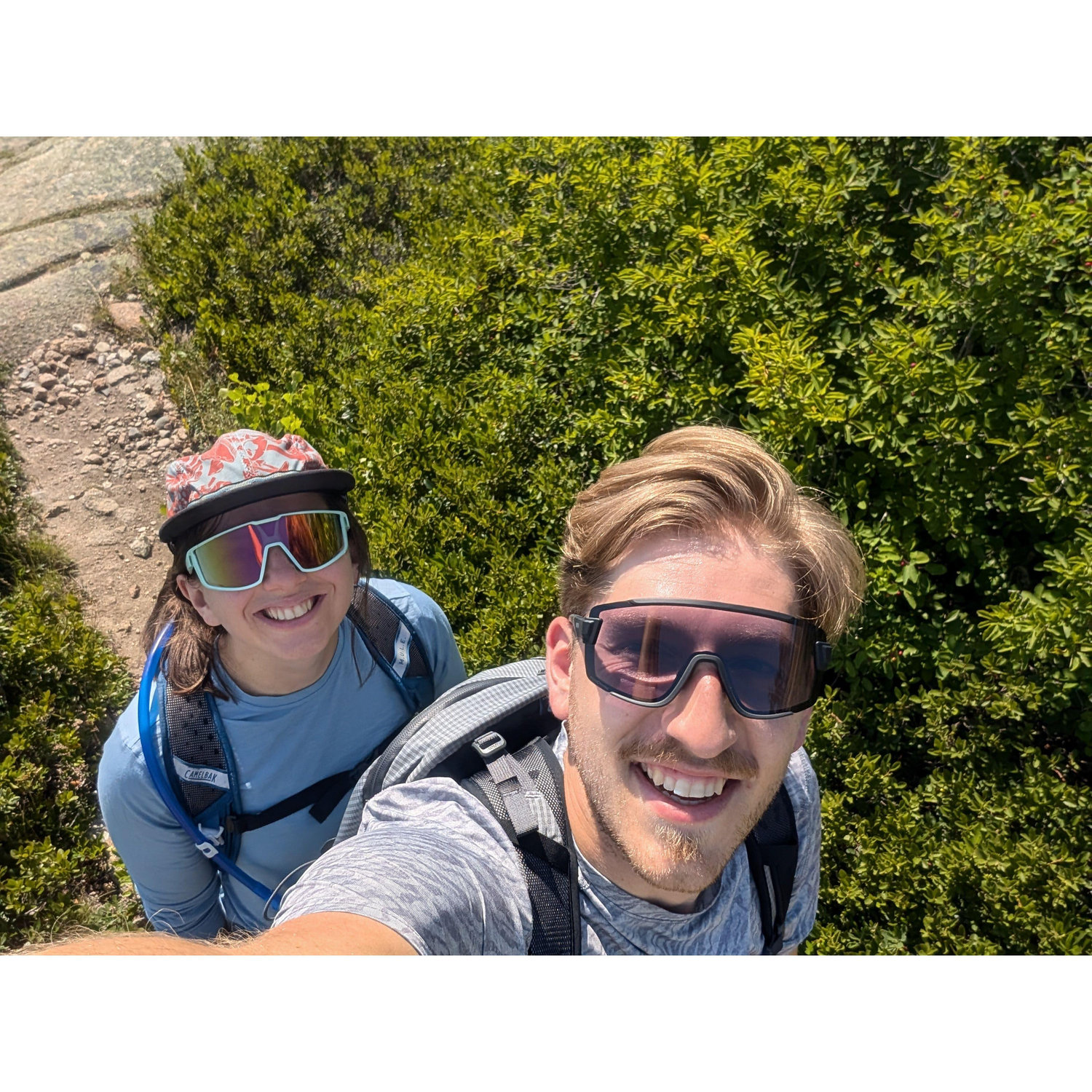 We hiked over 21 miles while in Acadia National Park!