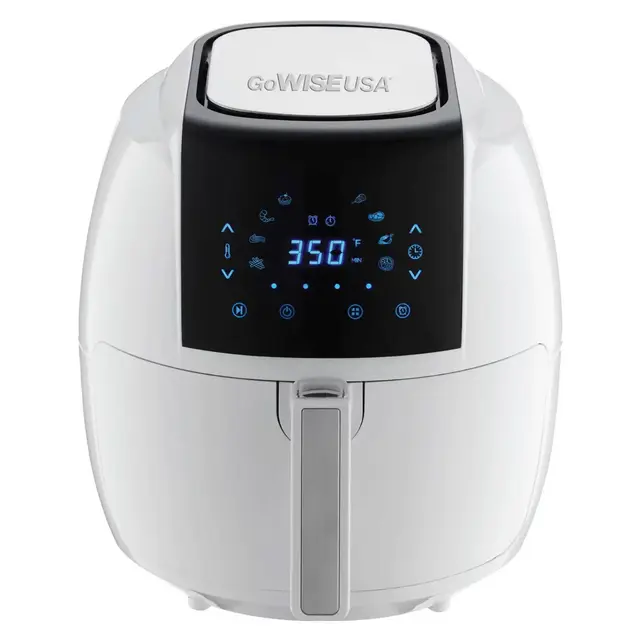 GoWISE USA® 5.8 qt. Air Fryer with 6-Piece Accessory Set in White