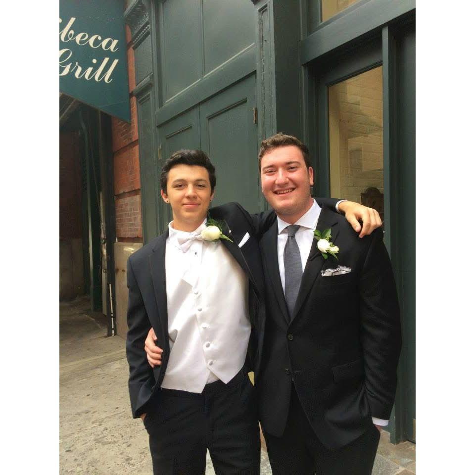 Alex & Adrian (Best Man) at High School Prom <3