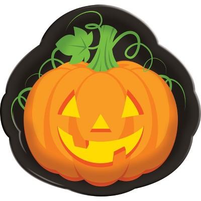Halloween Pumpkin Serving Tray