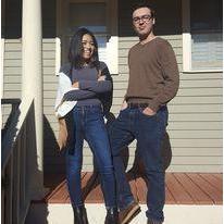 Our first Thanksgiving together, striking a pose for the camera.