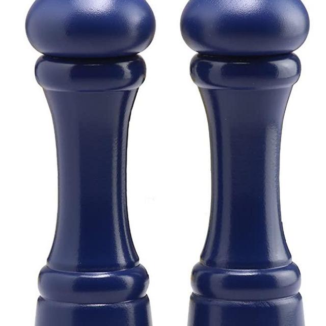 Chef Specialties 8 Inch Windsor Pepper Mill and Salt Shaker Set - Cobalt Blue