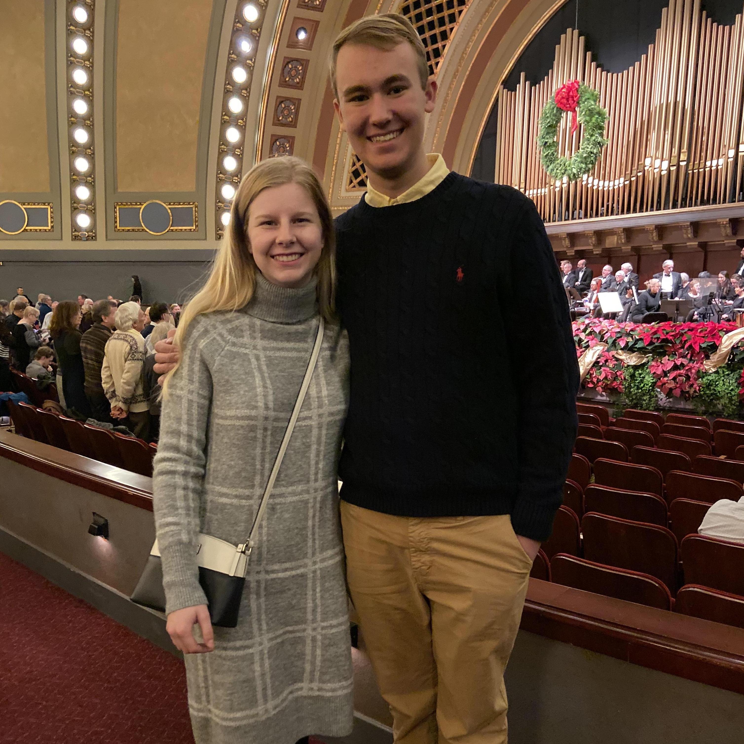 We went to the Messiah in Ann Arbor