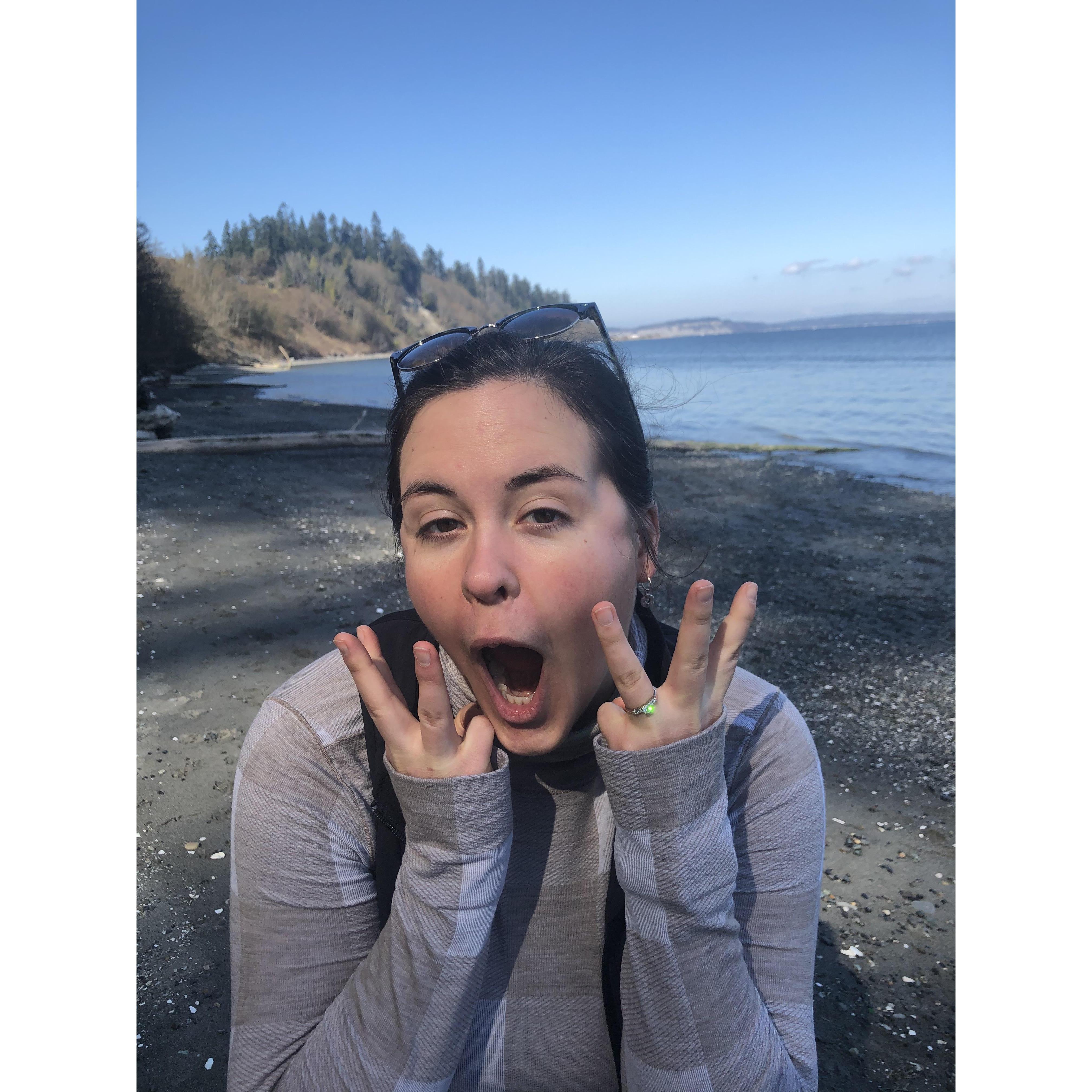 "WOW" we're engaged!