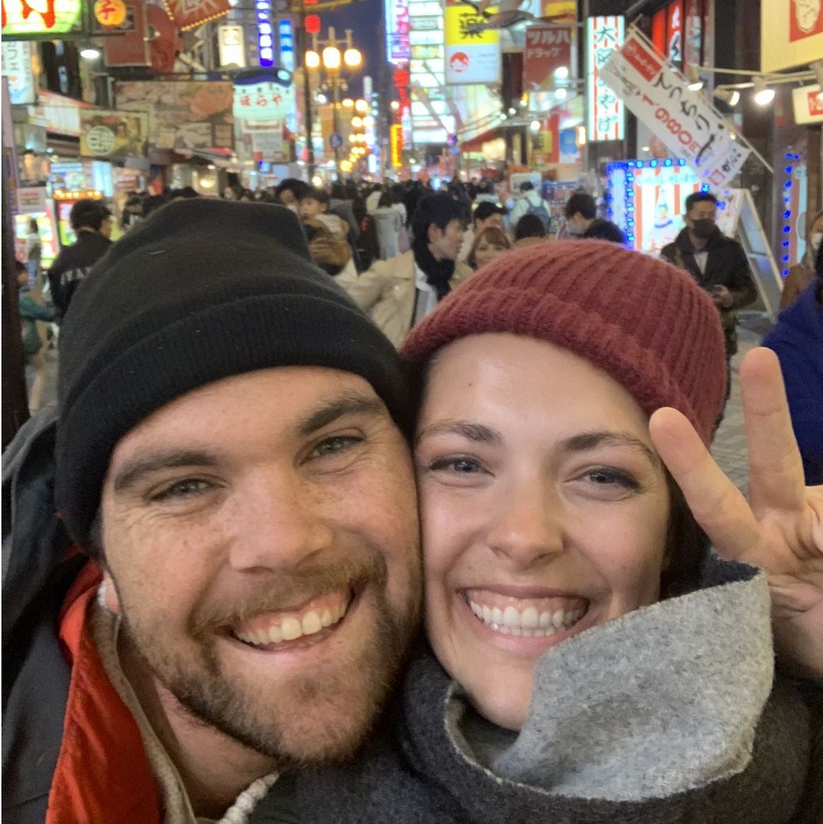 In love in Oaska Japan