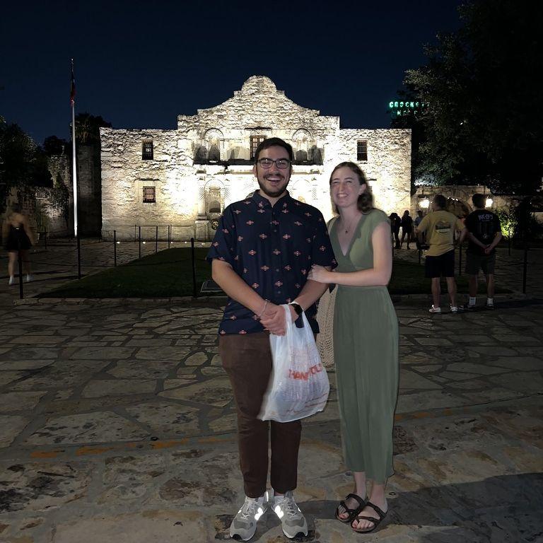 Daniel & his true love (Lauren was there too)