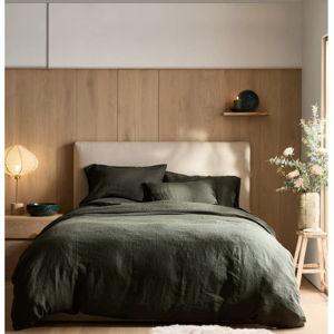 European Linen Duvet Cover Set in Pine