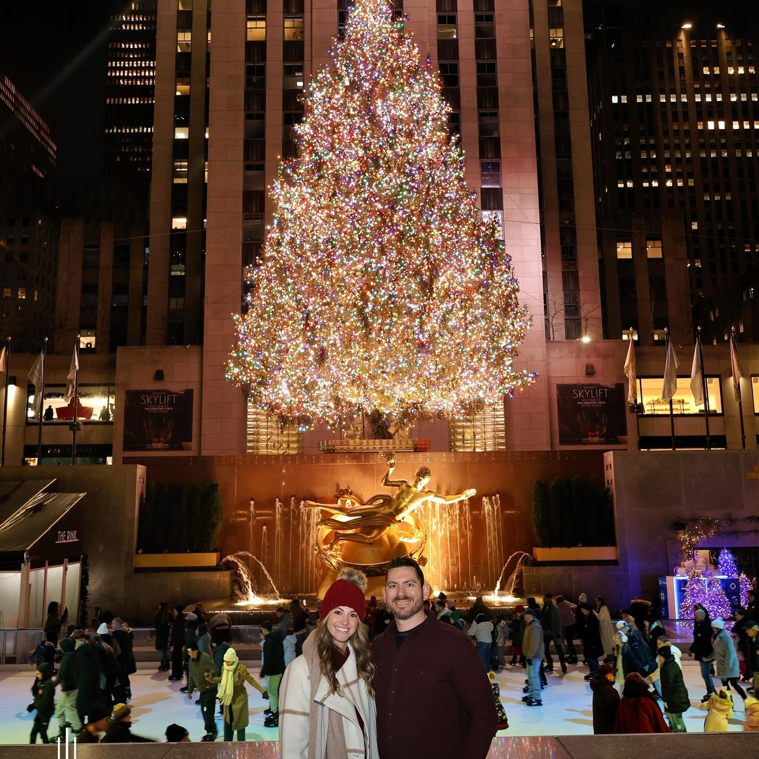The professional pictures Michael surprised me with along with the surprise that we would be ice skating!