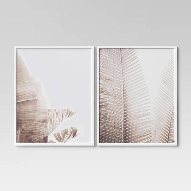 (Set of 2)24" x 30" Palms Framed Wall Art - Project 62™