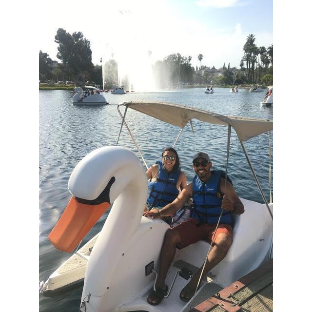 Swan Boats at Echo Park, CA