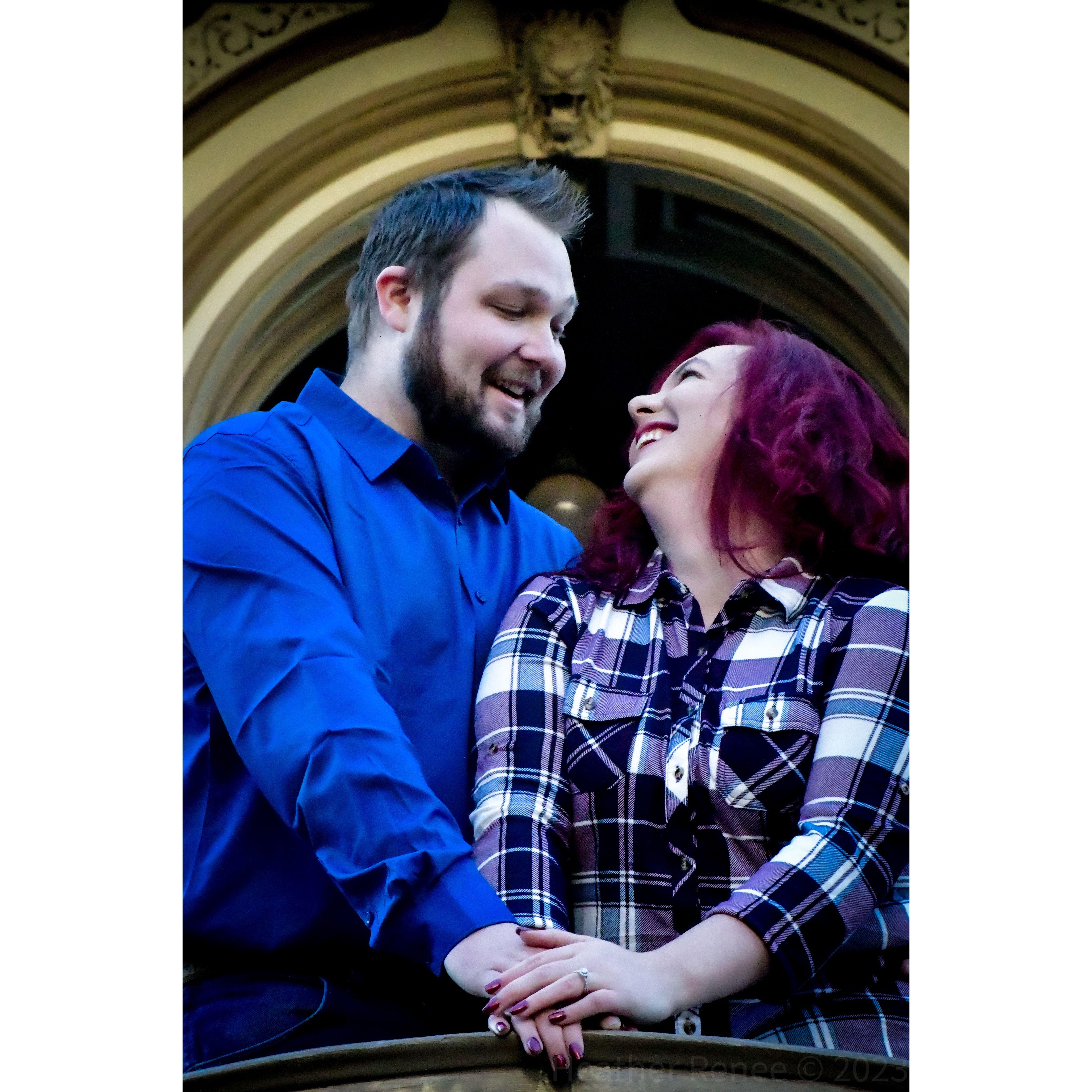 Engagement photo.