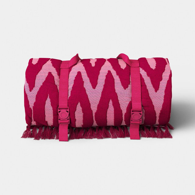 80"x60" Outdoor Beach Blanket - Threshold™ Pink