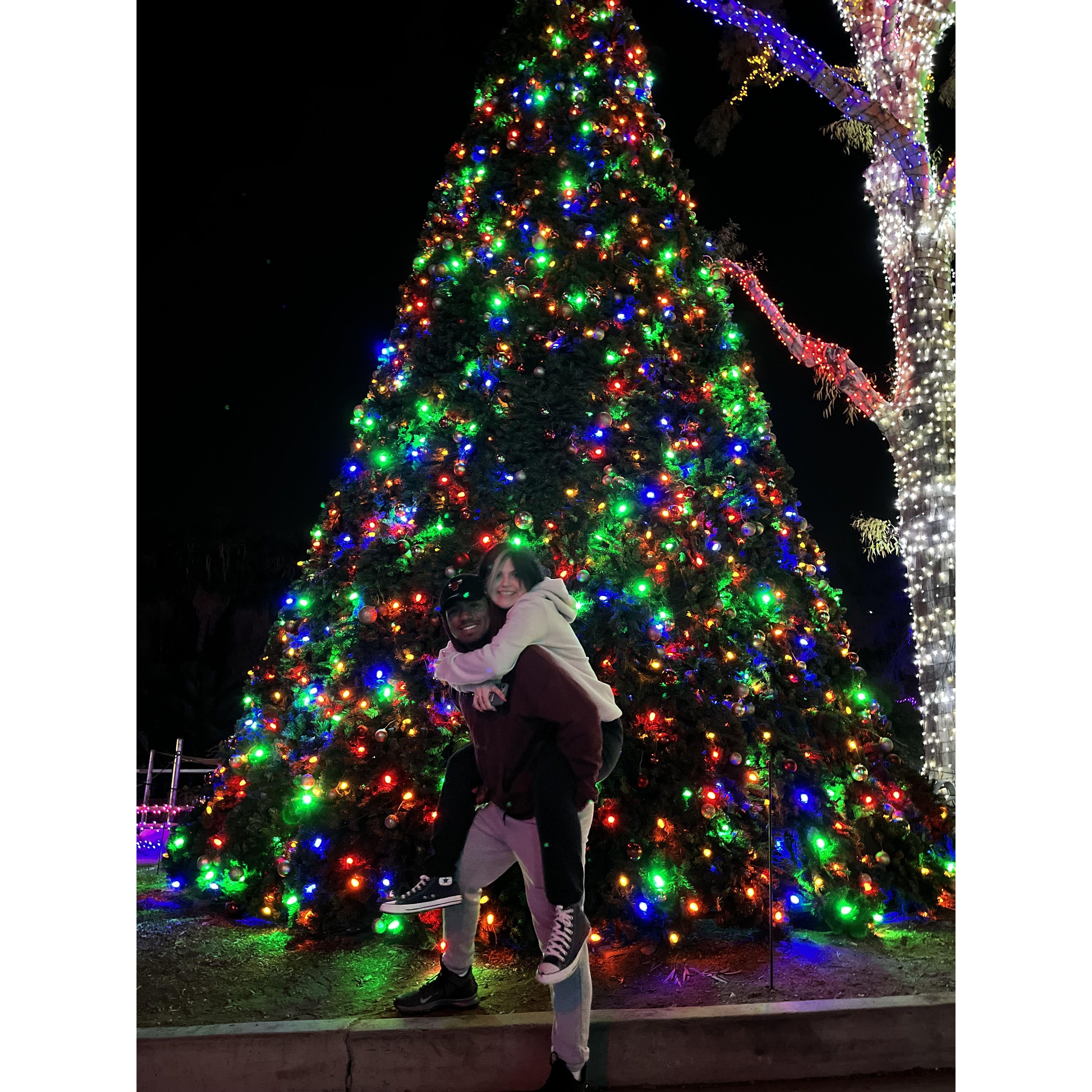 To our first Christmas…