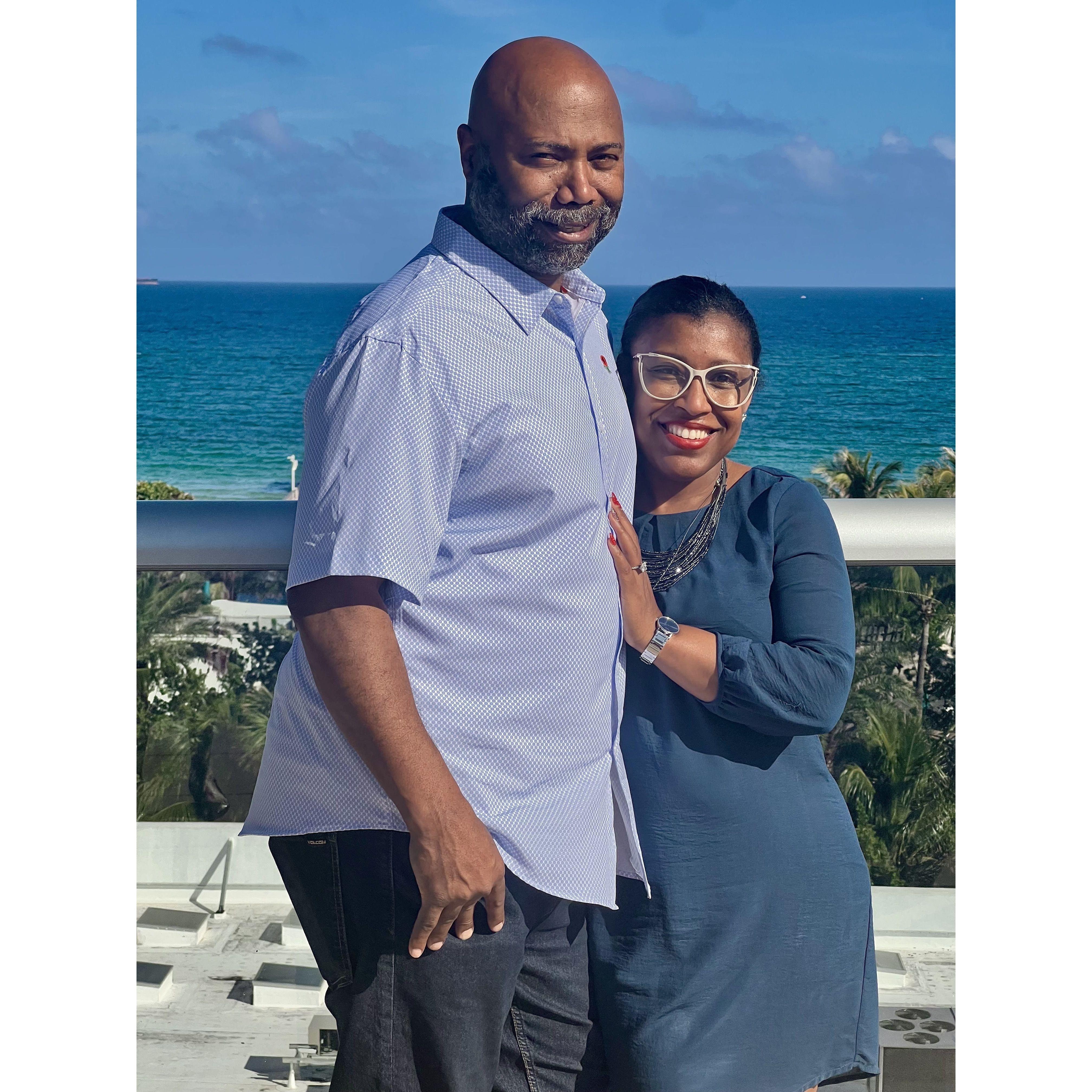 Enjoying Ft. Lauderdale.