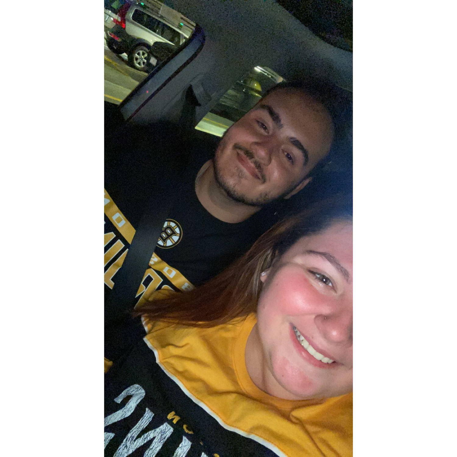 The first picture we have taken together, 2021