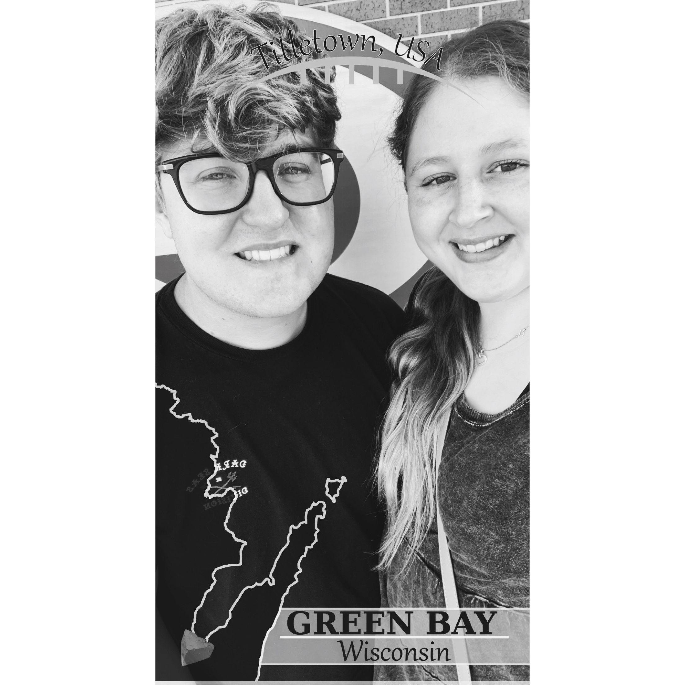 Our very first time in Wisconsin. We took an awesome tour through Lambeau Field. 9/18/2021