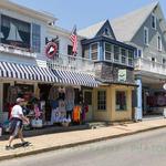Shopping on Circuit Ave in Oak Bluffs