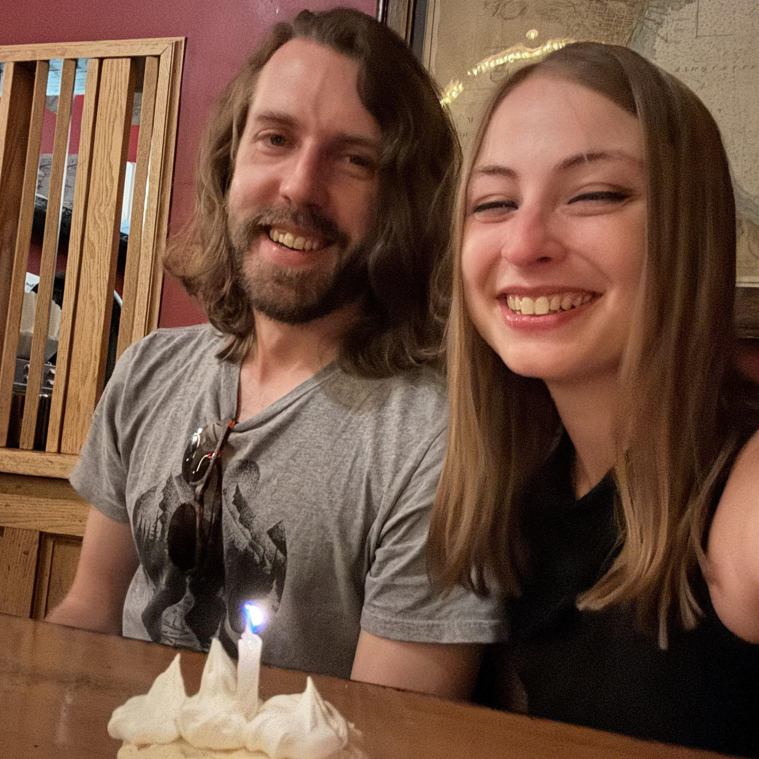 Dinner after our wedding!