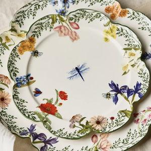 Eden Stoneware Dessert Plates, Set of 4