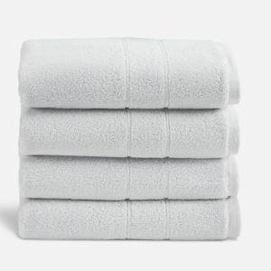 Super-Plush 4-Piece Bath Towel Bundle - Cloud