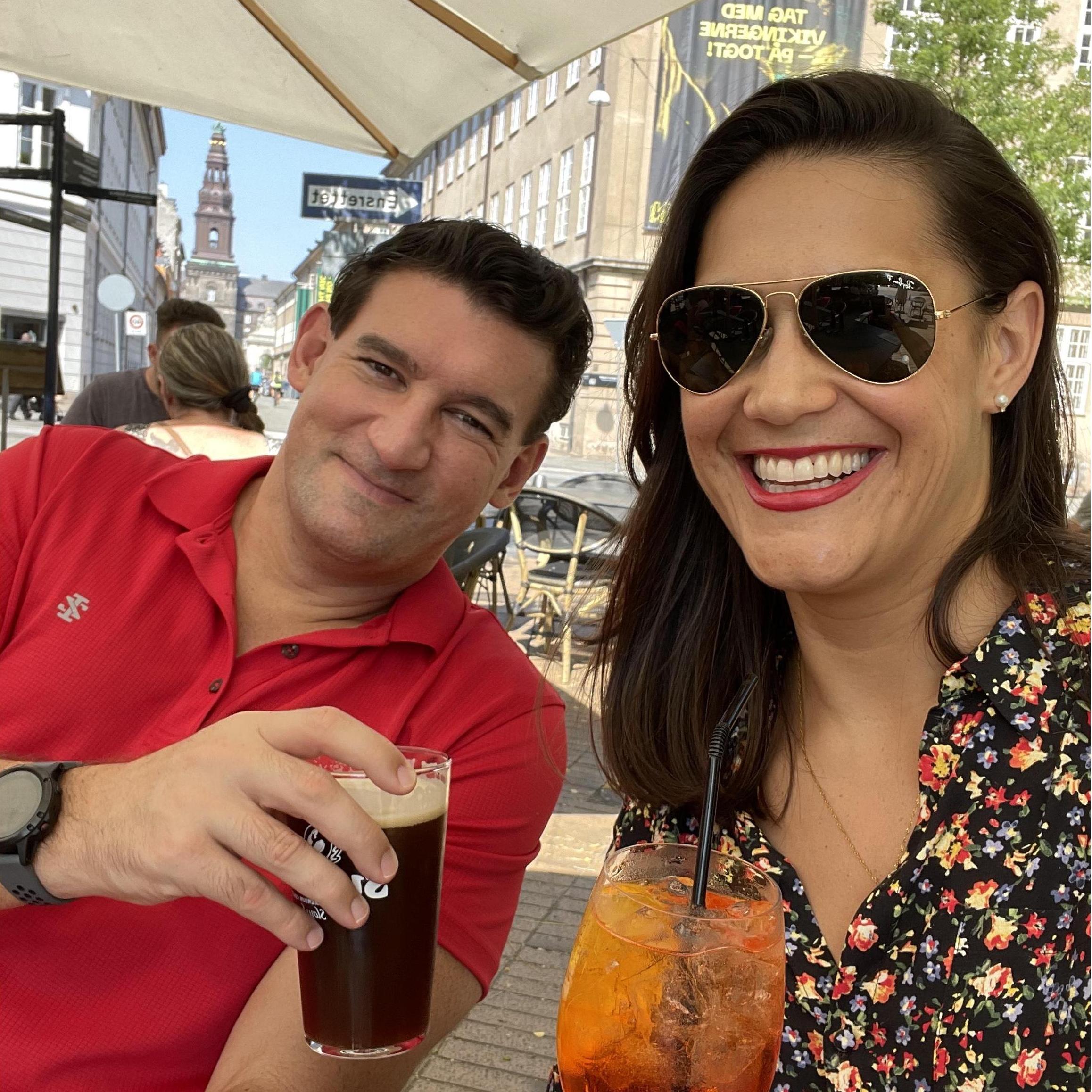 My first Danish smørrebrød with a Spritz while we waited to meet Michaela & Kevin in Copenhagen for the day.