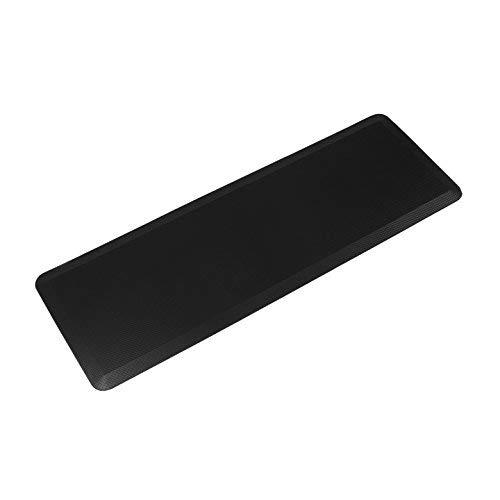 Anti Fatigue Comfort Floor Mat By Sky Mats -Commercial Grade Quality Perfect for Standup Desks, Kitchens, and Garages - Relieves Foot, Knee, and Back Pain (24x70x3/4-Inch, Midnight Black)