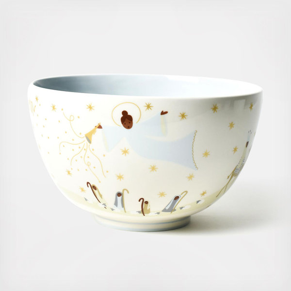 Coton Colors by Laura Johnson O Holy Night Footed Bowl - Thumbnail 3