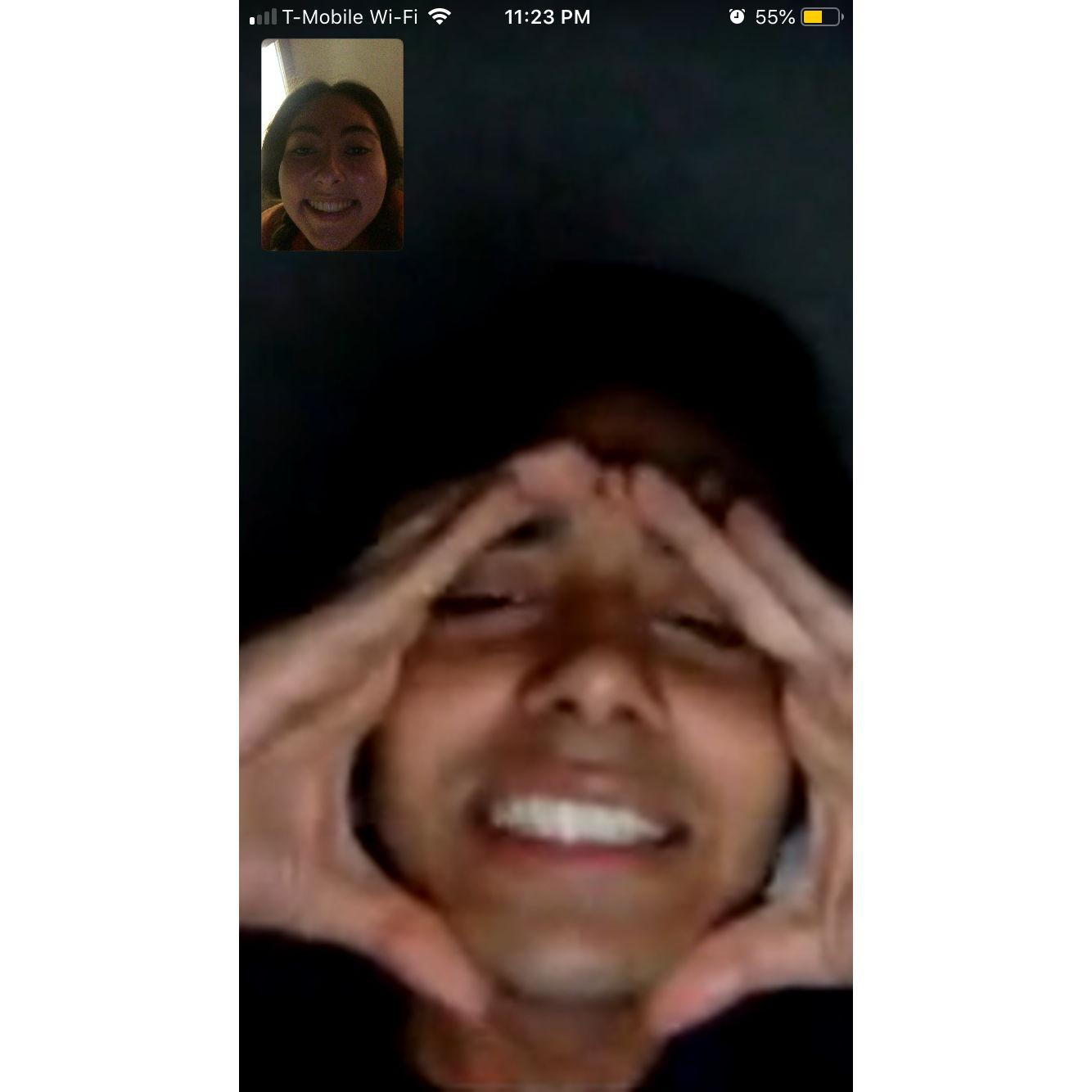 On Facetime during quarantine (2020)