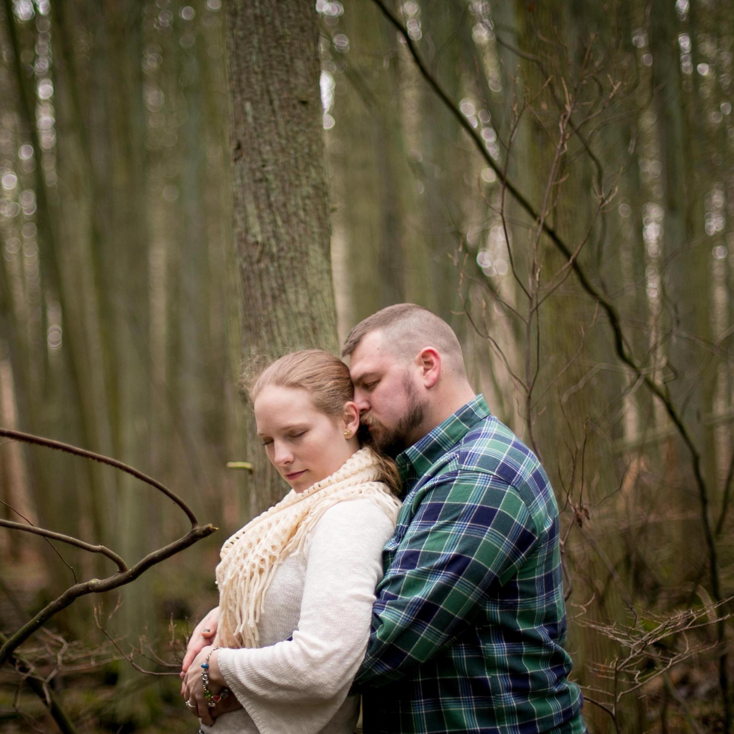 It's easy feeling safe in his arms.