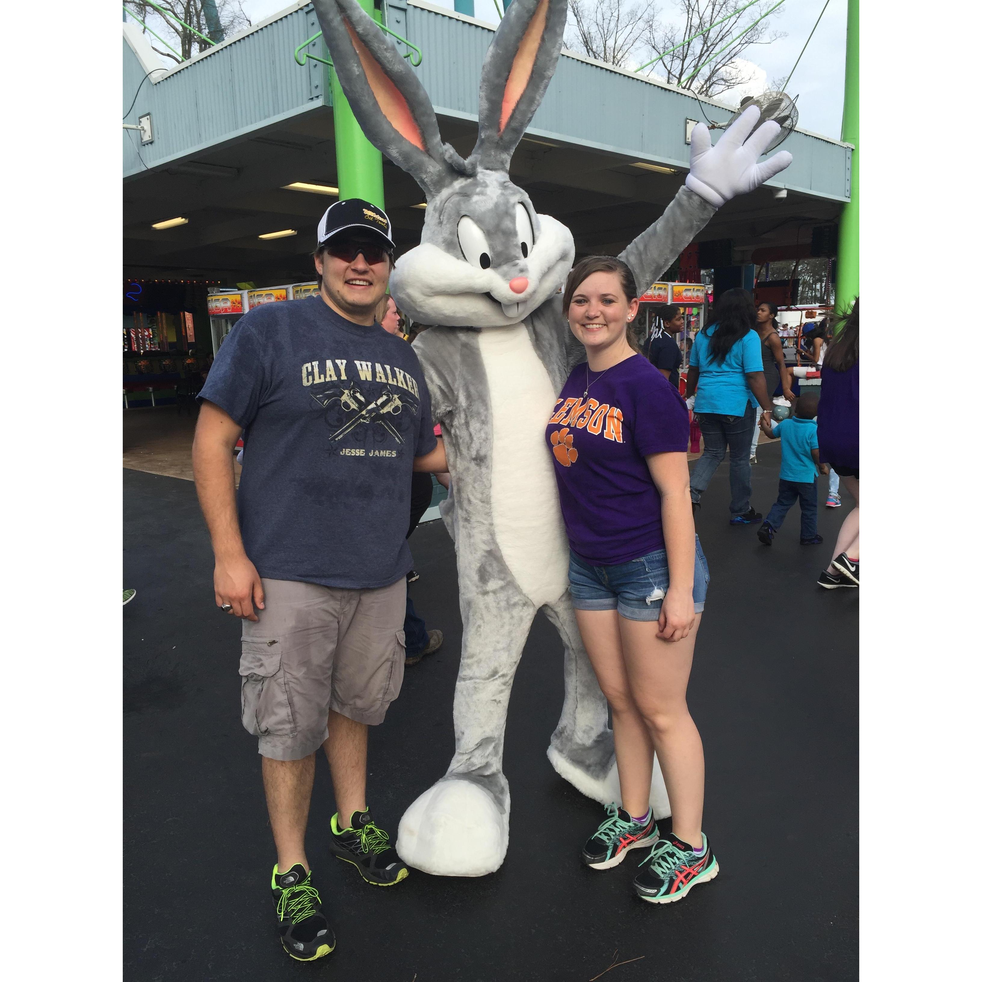 Pic with Buggs at Six Flags over Georgia