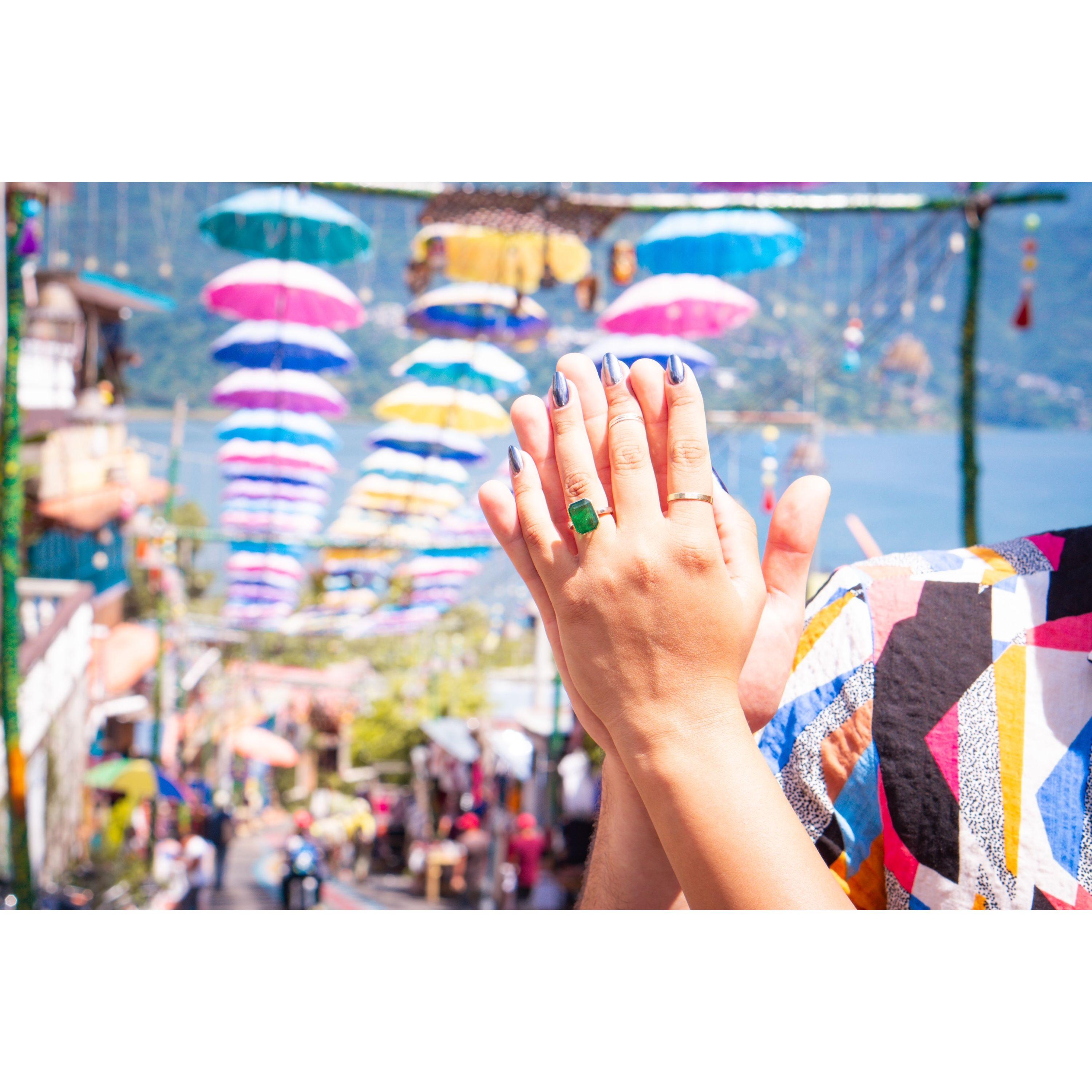 The day after Jonathan proposed at Lake Atitlan, he surprised me with a photoshoot in one of the twelve beautiful towns that surround the lake :)