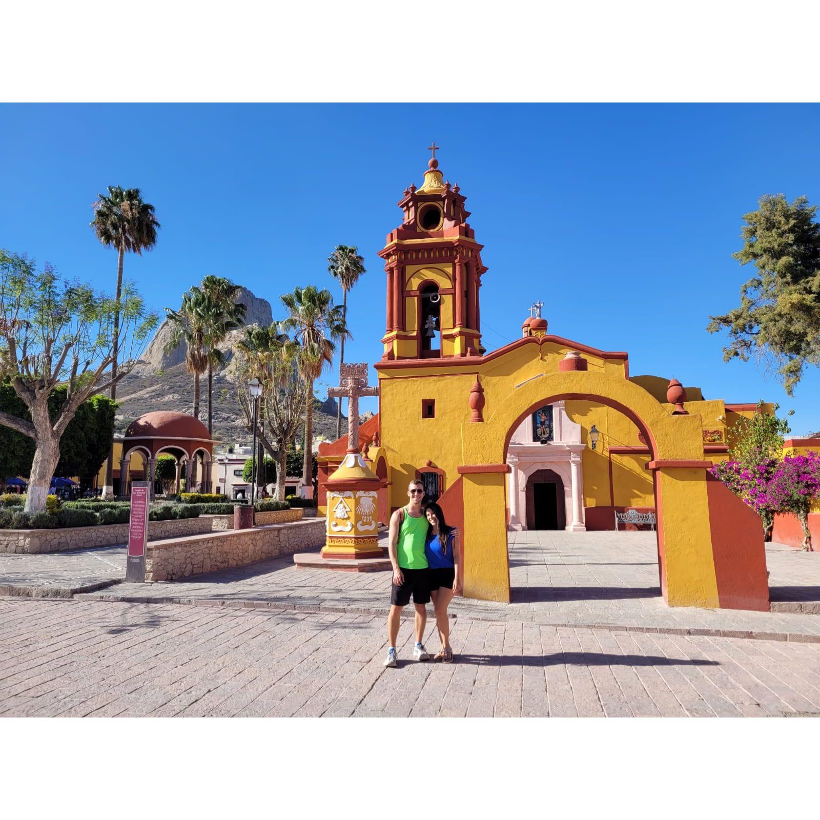 Visiting Bernal in México.