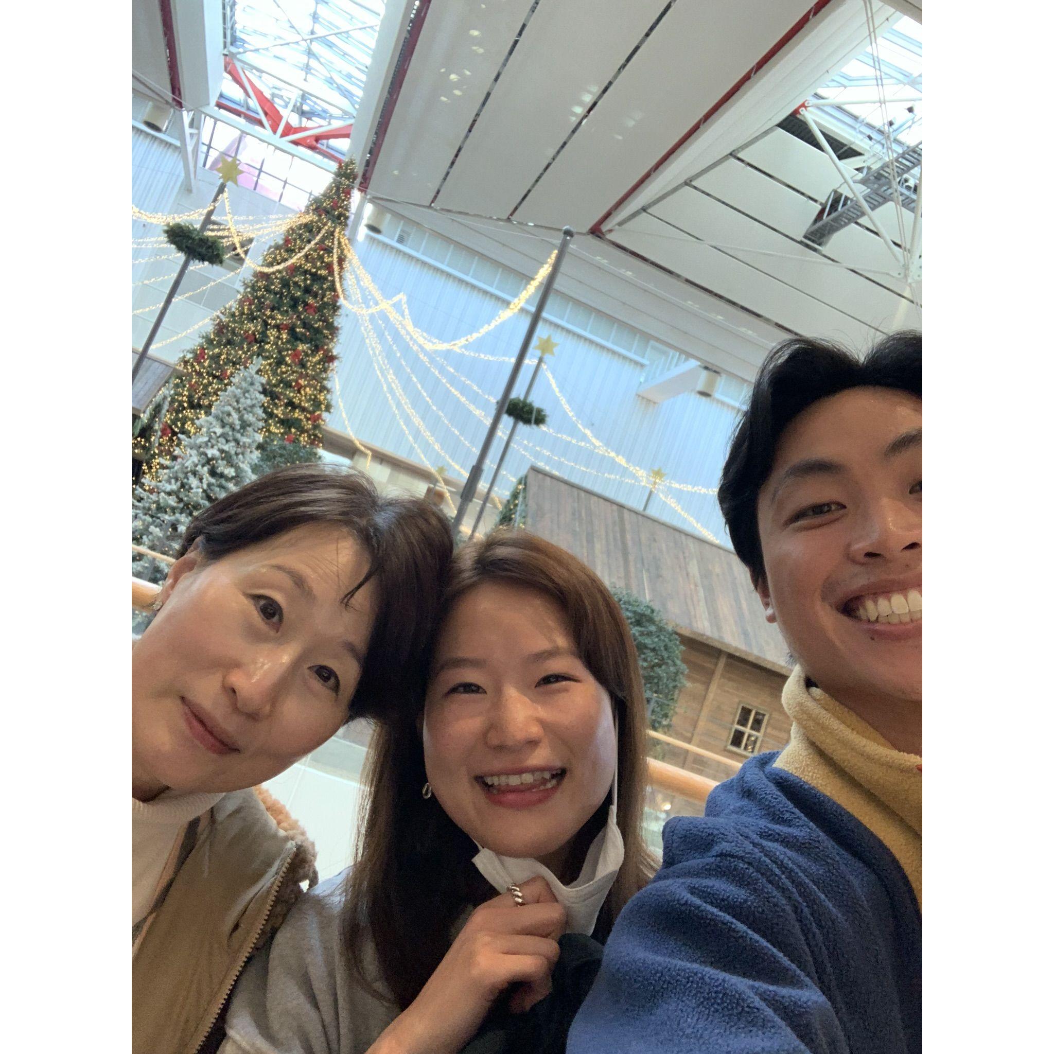 Korea with minji's parents