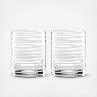 Charlotte Street Double Old Fashioned Glass, Set of 2