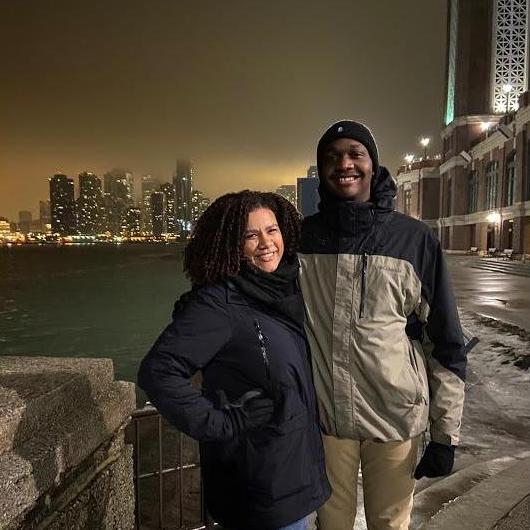 First date in Chicago! At the Navy Pier. 1.25.20.