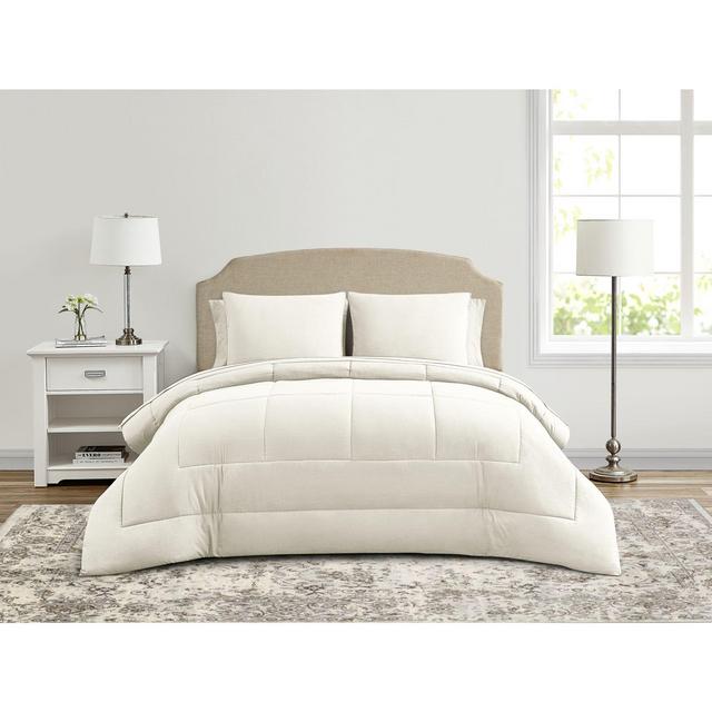 Wamsutta® Lustleigh Washed 7-Piece Queen Comforter Set in Coconut Milk